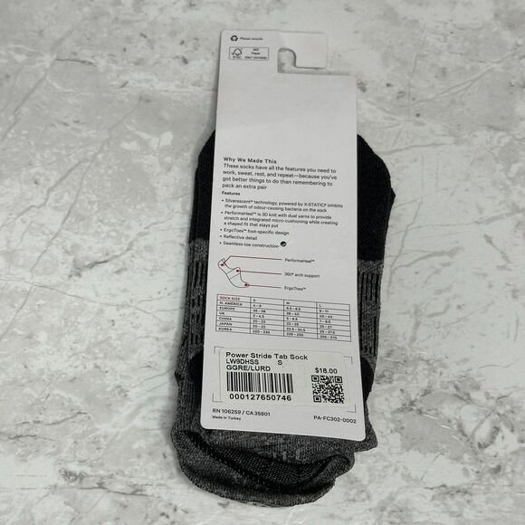 Lululemon Women's Power Stride Tab Socks Small NWT - Picture 3 of 9
